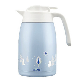 THERMOS 膳魔师 THV-1500 BLE 304不锈钢保温壶 1.5L 蓝色