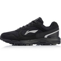 LI-NING 李宁 跑步系列 男 野外跑鞋 ARDL003-6 标准黑 46