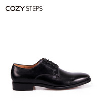 COZY STEPS 男士商务时尚头层牛皮圆头系带皮鞋 823301402E0142