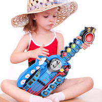 托马斯和朋友（THOMAS&FRIENDS）儿童吉他玩具动感四弦弹奏宝宝吉他玩具电子琴乐器带音乐声光正版授权