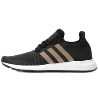 adidas 阿迪达斯 三叶草 女子 三叶草系列 SWIFT RUN W 运动 休闲鞋 B37717 黑色 37.5码 UK5码