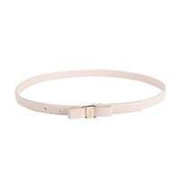 Salvatore Ferragamo 菲拉格慕 VARA 女士茉莉白色牛皮革腰带 0704383_C _ 90