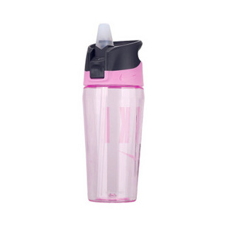 耐克健身运动水杯子吸管便携水壶新型塑料耐高温男女儿童水瓶吸管N000003591416粉色16OZ