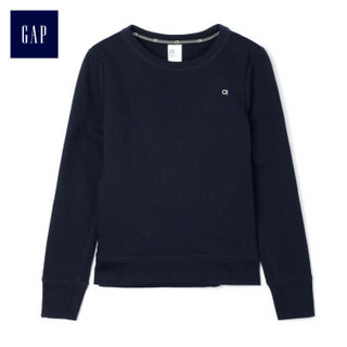 Gap旗舰店 Fit系列女童 套头运动卫衣 基本款休闲上衣262161 海军蓝色 XL