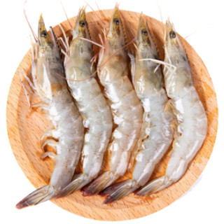 旺利珍 活冻厄瓜多尔白虾350g 14-18只(40-50只/kg) 海鲜年货