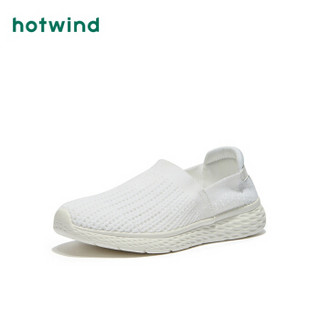 hotwind 热风 H23W9503女士时尚休闲鞋 04白色 37