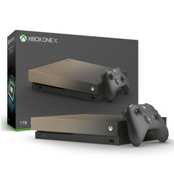 微软（Microsoft）Xbox One X 1TB家庭娱乐游戏机 渐变金限量版