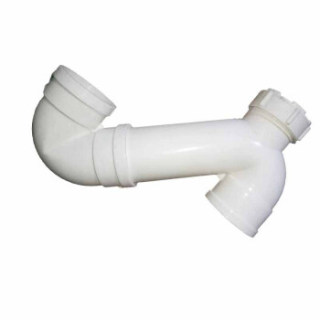 语塑 PVC排水管材管件 PS1801 S弯 DN50 工地工程款 20个装 CCJC