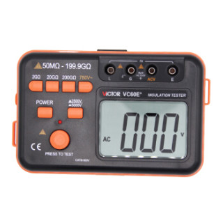 胜利仪器(VICTOR)VC60E+ 绝缘电阻测试仪 兆欧表