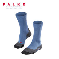 FALKE 德国鹰客 TK2 Men Trekking Socks专业运动徒步袜男袜 浅蓝色iron blue 42-43 16474-6640