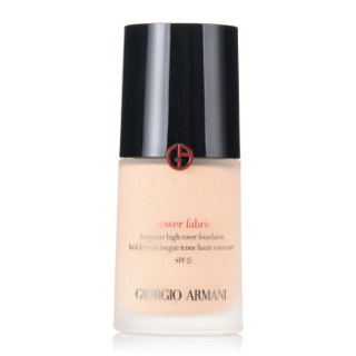 阿玛尼(ARMANI)无痕持妆粉底液 04 SPF 25(暖调偏白色 保湿 控油 轻薄服帖 遮瑕 权利粉底液)