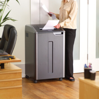 范罗士(Fellowes)485Ci 大型商用办公碎纸机(142L超大容量/安全触停/节能单次碎纸28张)