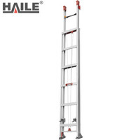 海乐（Haile）伸缩升降工程梯子 单面直梯 4米 铝合金材质 TZ-04