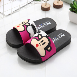 PaulFrank 大嘴猴凉拖鞋 时尚儿童款浴室拖室内户外亲子拖鞋 PF621K 玫红 210