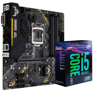 TUF B360M-PLUS GAMING S主板(Intel B360/LGA 1151)+英特尔 i5 8600K处理器 板U套装/主板+CPU套装