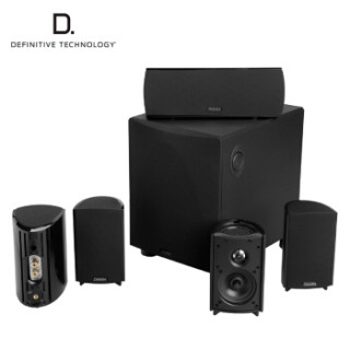 狄分尼提(Definitive Technology)ProCinema 600 音响 音箱 家庭影院5.1卫星箱系统套装 黑色