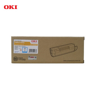 OKI C5600N/C5900N 原装打印机青色墨粉盒原厂耗材5000页 货号43324447