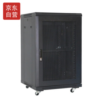 磊科L5.6622网络机柜22U交换机机柜 UPS机柜 加厚钢材 功放机柜 机房机柜 前网门后钣金