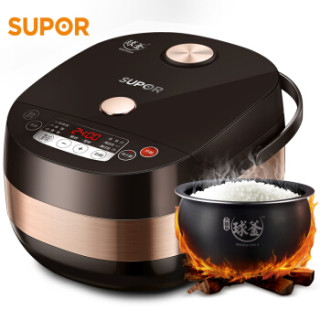 苏泊尔(SUPOR)电饭煲 4L容量 火旋风球釜内胆智能电饭锅 SF40FC663