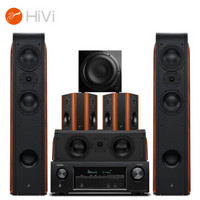 惠威 HiVi D3.2HT（BD）+Sub10G+天龙X1400功放 家庭影院音响套装5.1声道客厅落地式音箱组合 全国免费安装