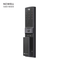 NEWELL 纽威尔Touch 1 指纹锁 家用智能锁电子锁密码锁防盗门锁 推拉双向开 深邃黑