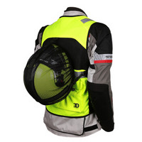 MOTOBOY摩托车骑行马甲多功能反光摩旅可携带头盔四季马甲 V05 黑黄色XL