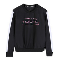 adidas 阿迪达斯 运动休闲系列 NEO 女子 运动休闲系列 W CS SWEATSHIRT 运动 卫衣 DW8332 XS码 黑