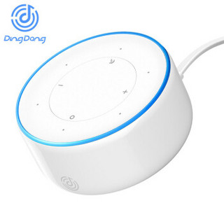 京东叮咚(DingDong)mini2 智能音箱 迷你音响 AI家庭助手 自定义唤醒词 海量应用内容 智能家居控制 白色