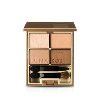 LUNASOL 日月晶采 光透美肌四色眼影盘珠光