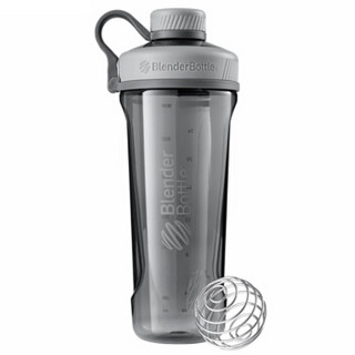 Blender Bottle Radian Tritan 提手款运动水杯 蛋白粉摇摇杯带搅拌球 灰色 32oz(约900ml)