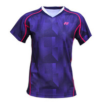 YONEX 尤尼克斯 羽毛球服新款短袖吸汗速干情侣女款运动T恤 210109BCR-472 藏青 M码