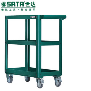 世达（SATA）3层多用途工具车   95222A 绿色