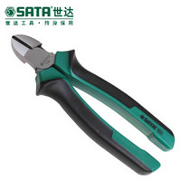 世达（SATA）省力型斜口钳  7‘’ 绿色 72302