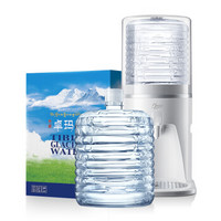 西藏卓玛泉软桶水 家庭桶水 12L*2箱 含常温饮水机1台  西藏天然冰川水