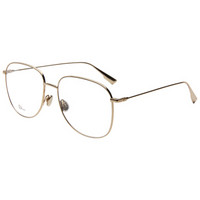 DIOR 迪奥 女款金色镜框金色镜腿光学眼镜架眼镜框 DIOR STELLAIREO8 J5G 56MM
