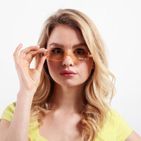 纳尼尼进口防辐射眼镜C2A防蓝光男女护目镜 办公游戏上网平光镜 透明色