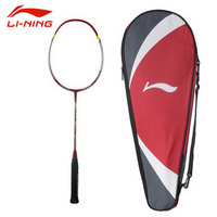 李宁（LI-NING）羽毛球拍单拍全碳素专业羽拍攻守兼备 Air Stream F360 银红