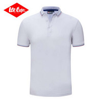 Lee Cooper    短袖POLO衫2019新款时尚休闲打底衫潮流百搭款 LZ-2758 白色 2XL