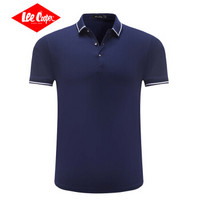 Lee Cooper    短袖POLO衫2019潮流百搭时尚休闲翻领款修身款  LZ-6016 藏蓝 L