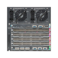 思科（CISCO）WS-C4506-E（1*SUP8-E引擎+1*48千兆电口板卡+1*1300W交流电源+IP基本版软件）