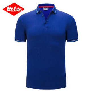 Lee Cooper    短袖POLO衫2019新款时尚休闲打底衫潮流百搭款 LZ-2758 宝蓝 M