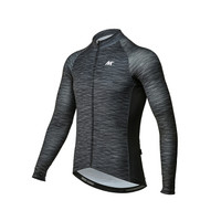 迈森兰MYSENLAN 骑行服上衣男子长袖春夏休闲复古风格子自行车衣 风潮 黑色 XL