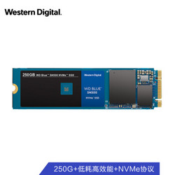 Western Digital 西部数据 Blue系列 SN500 NVMe M.2 SSD固态硬盘 250GB