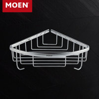 摩恩（MOEN）浴室挂件五金三角置物架卫生间挂件精铜单层三角篮90101