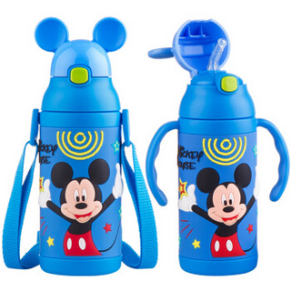 Disney 迪士尼 WD-3440 304不锈钢保温杯 380ml 蓝色米奇