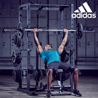 adidas阿迪达斯综合训练器 多功能龙门架杠铃架 史密斯机 仰卧板 家用大型健身器材 10500+10238裸机