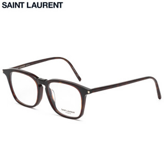 圣罗兰Saint Laurent eyewear 男女近视镜 板材 亚洲版光学镜架 经典方形框 玳瑁色镜框 SL 147/F-002 51mm