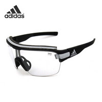 阿迪达斯 adidas 运动功能镜 男女款太阳镜 骑行登山户外眼镜 ad05/75 6700L 黑色镜腿变色镜面