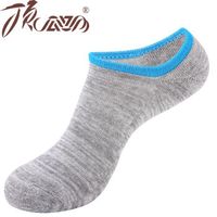 顶瓜瓜男士运动袜毛巾底吸汗透气跑步船袜篮球袜子男夏季短筒防脱低帮学院风羽毛球袜子男学生青年 210E款