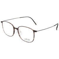  Silhouette光学眼镜架眼镜框男款哑光哈瓦那色镜框哑光黑色镜腿 2907 75 6341 53MM